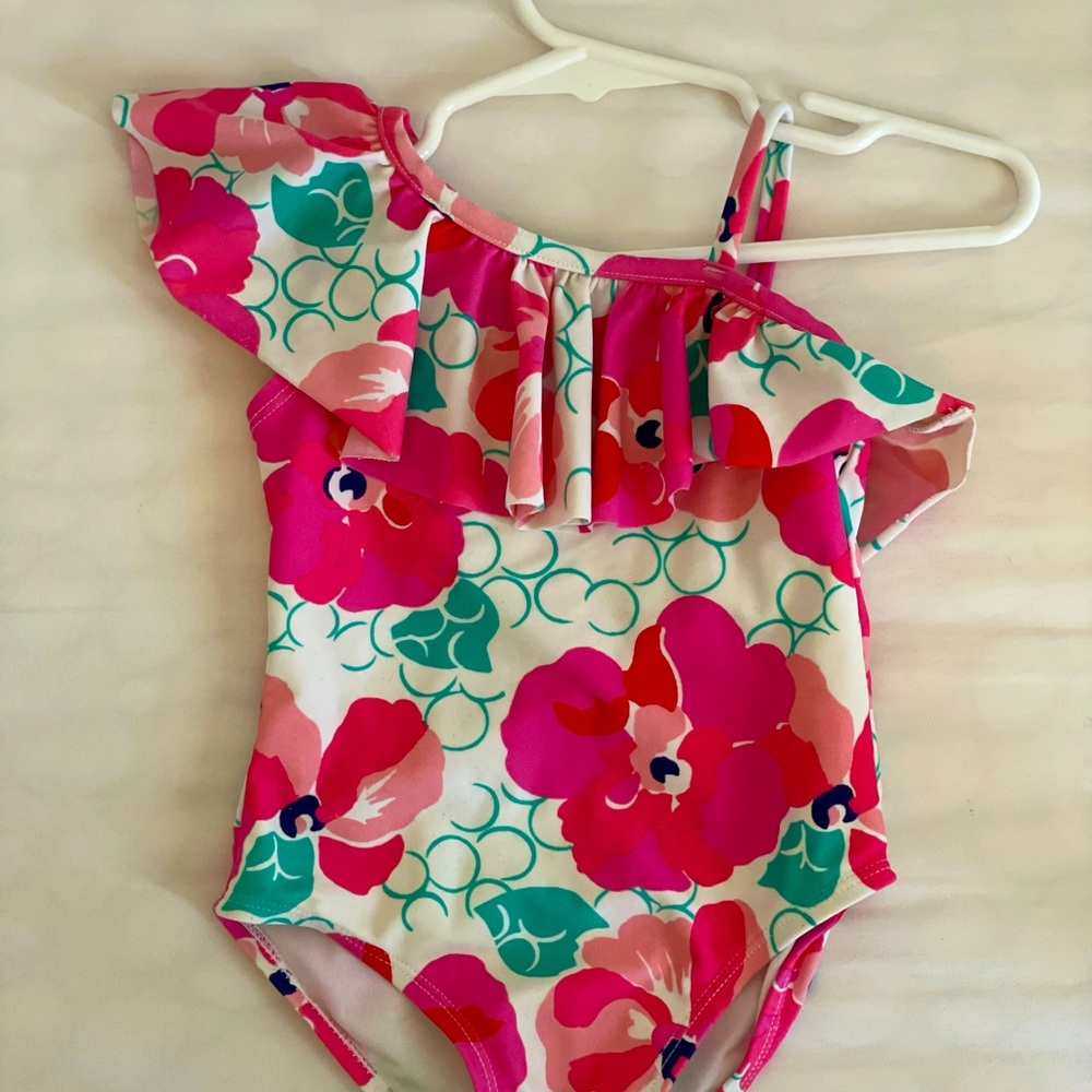 Janie and Jack girls one piece bathing suit